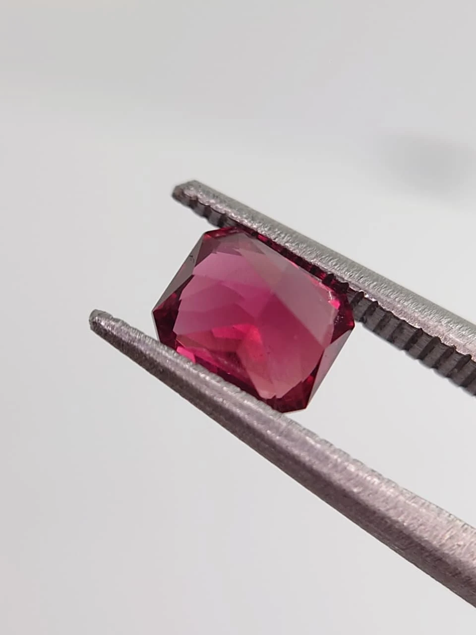 1.3ct Natural Red Umbalite Garnet from Tanzania — view 3